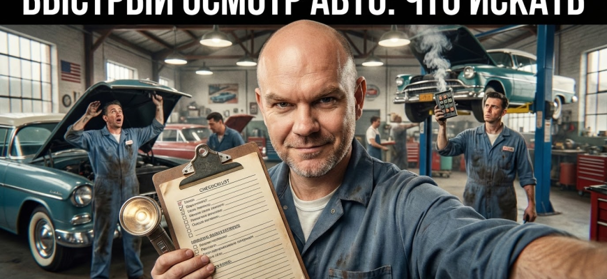 Быстрый осмотр авто: свет и заметные мелочи для проверки