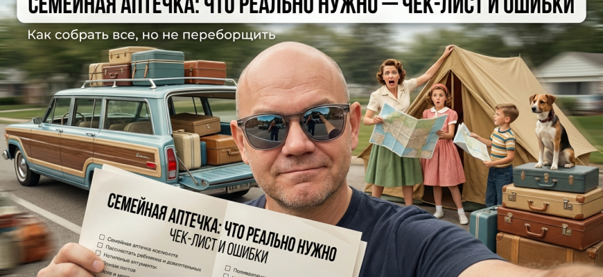Дорожный набор для семьи: что реально нужно — чек‑лист и ошибки Дорожный набор для семьи: что реально нужно — чек‑лист и ошибки