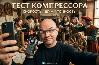 Портативный компрессор для шин: тест скорости, шума и точности