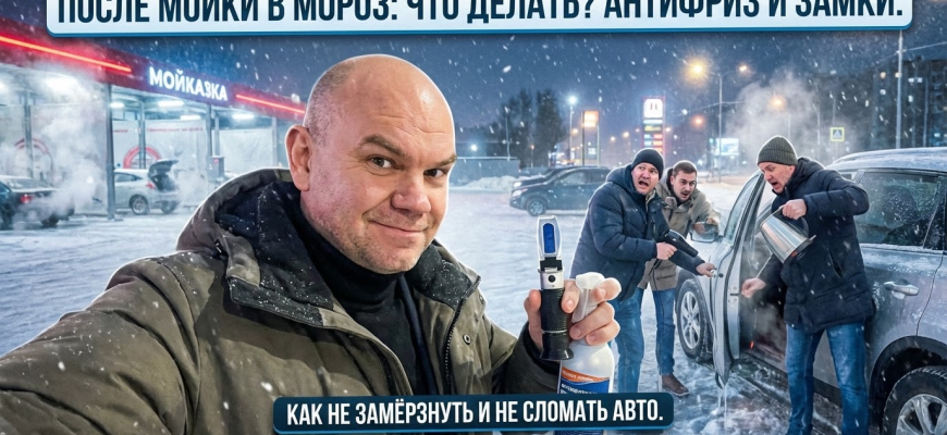 После мойки зимой: как проверить антифриз и ухаживать за замком После мойки зимой: как проверить антифриз и ухаживать за замком