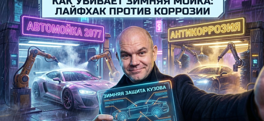 Защита кузова от коррозии после автомойки зимой: лайфхак Защита кузова от коррозии после автомойки зимой: лайфхак