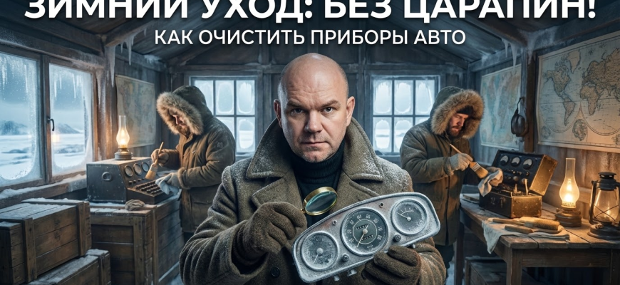 Зимний уход за приборами авто: чистка без повреждений Зимний уход за приборами авто: чистка без повреждений