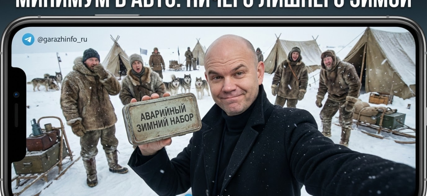 Зимний набор в авто: минимум необходимого без лишнего