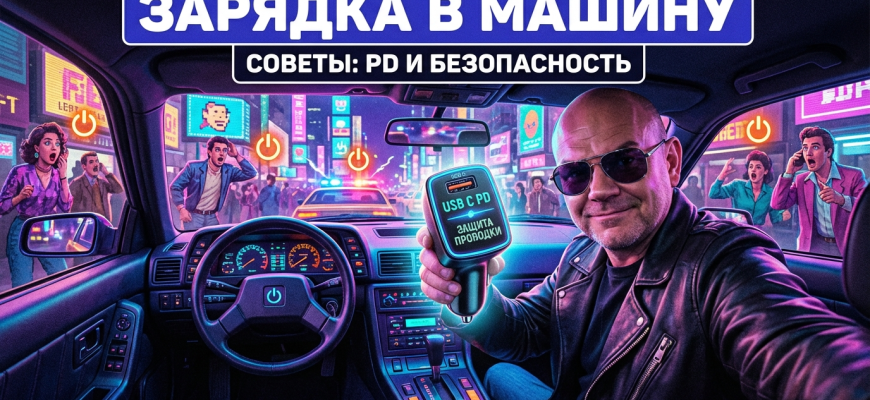 Автомобильная зарядка USB C: PD, разветвители и защита проводки Автомобильная зарядка USB C: PD, разветвители и защита проводки