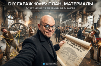 Гараж 10х15 своими руками: план, материалы и этапы строительства Гараж 10х15 своими руками: план, материалы и этапы строительства