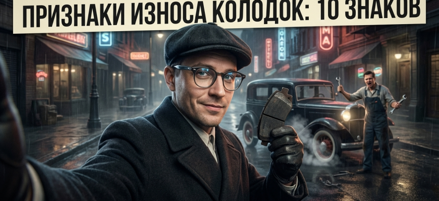 Признаки износа тормозных колодок: 10 сигналов, что пора менять