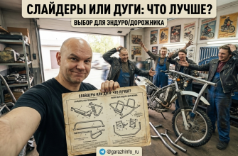Слайдеры для мотоцикла или дуги безопасности — что ставить на эндуро/дорожник