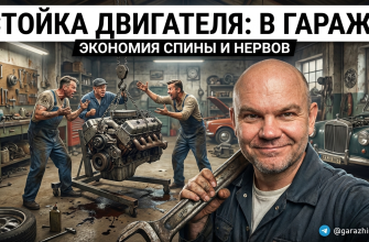 Стойка для снятия двигателя: нужна ли в гараже и чем поможет при снятии коробки