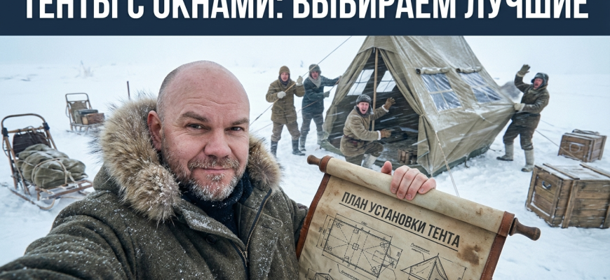 Тенты с окнами — как выбрать и на что обратить внимание Тенты с окнами — как выбрать и на что обратить внимание