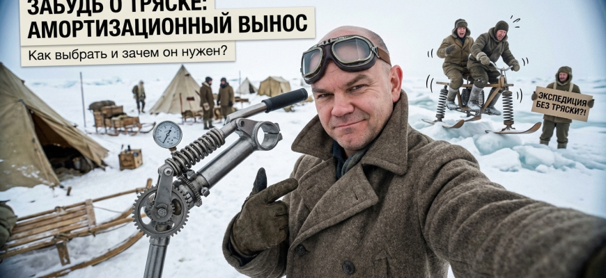 Вынос руля амортизирующий — зачем нужен и как выбрать