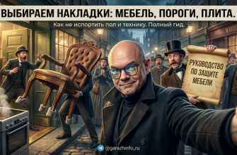 Защитные накладки для мебели, порога и индукционной плиты: как выбрать