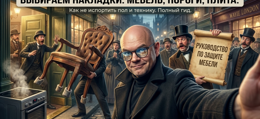 Защитные накладки для мебели, порога и индукционной плиты: как выбрать